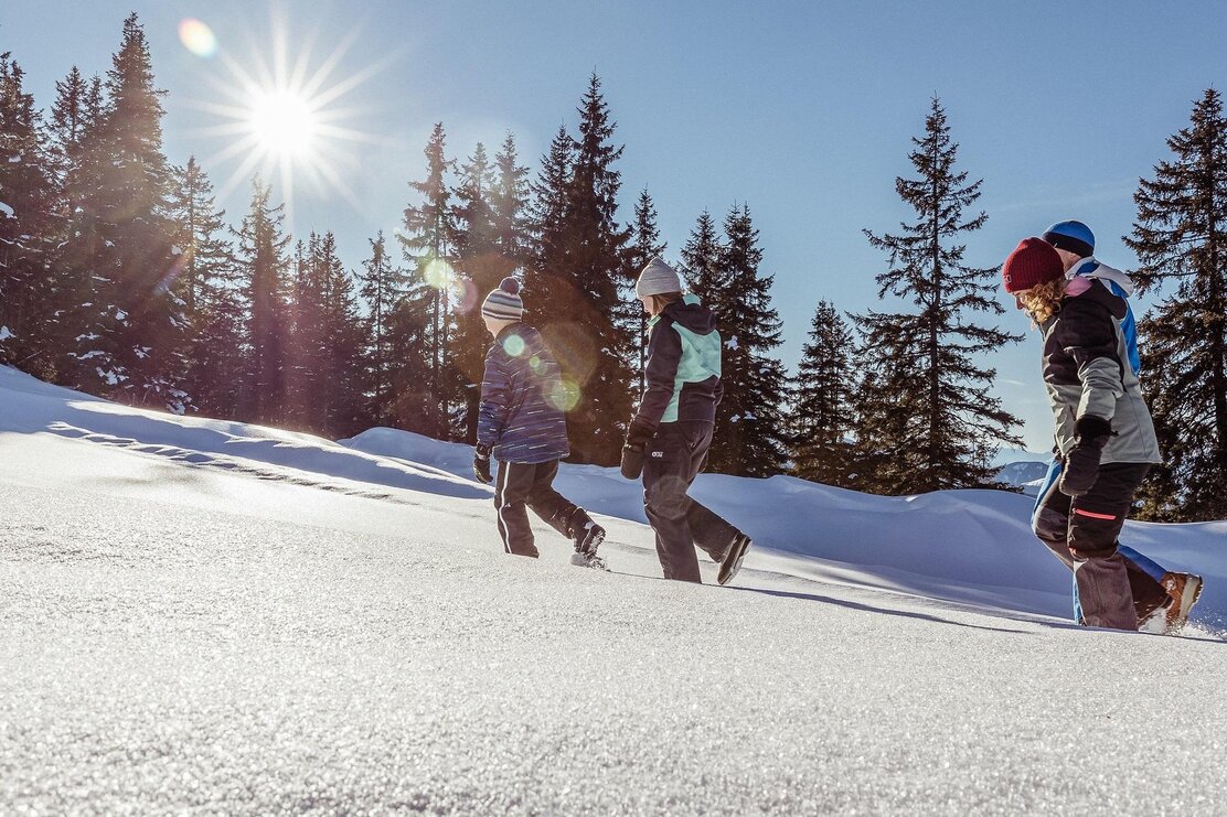 Winterwandern mit der Familie Ski Juwel Alpbachtal