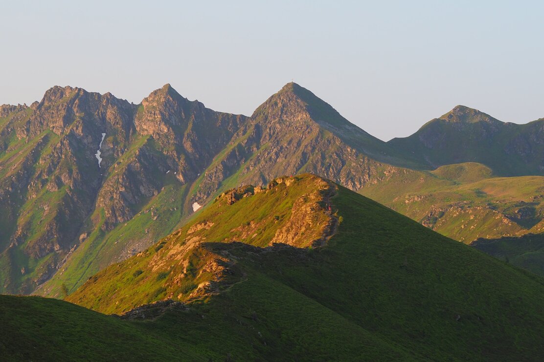 Panorama Sonnenaufgang Sagtaler Spitzen | © Gabriele Grießenböck