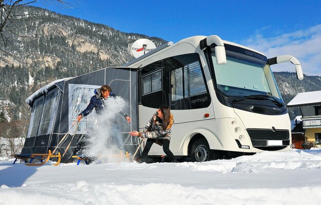 Wintercamping | © Camping Seeblick Toni