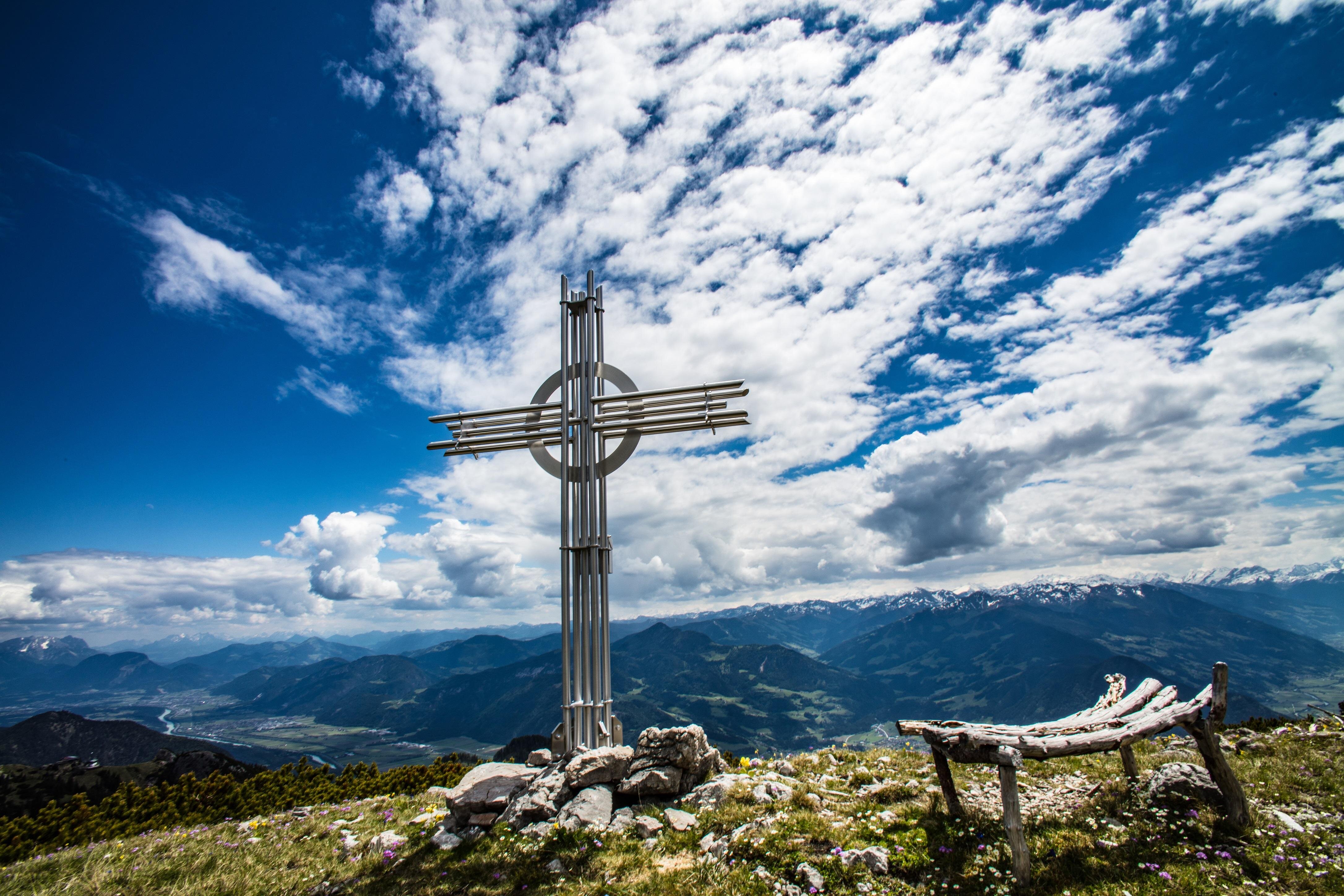 Münster, Rofan, Latschberg, Sommer, Gipfelkreuz, A